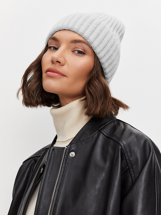 Лайт шапка трикотажная (светло-серый, 56-58)