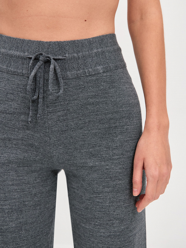 Джемми брюки трикотажные (серый меланж, 44-46/164-170)