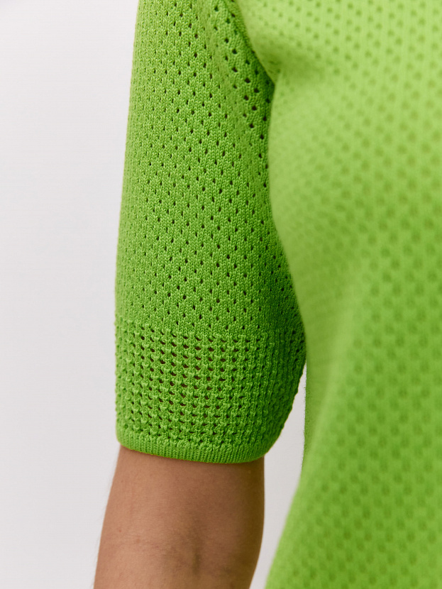 Симоне джемпер (футболка) трикотажный (салатовый, 44-46)
