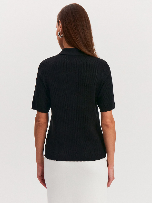 Равена жакет трикотажный (черный, 44-46)