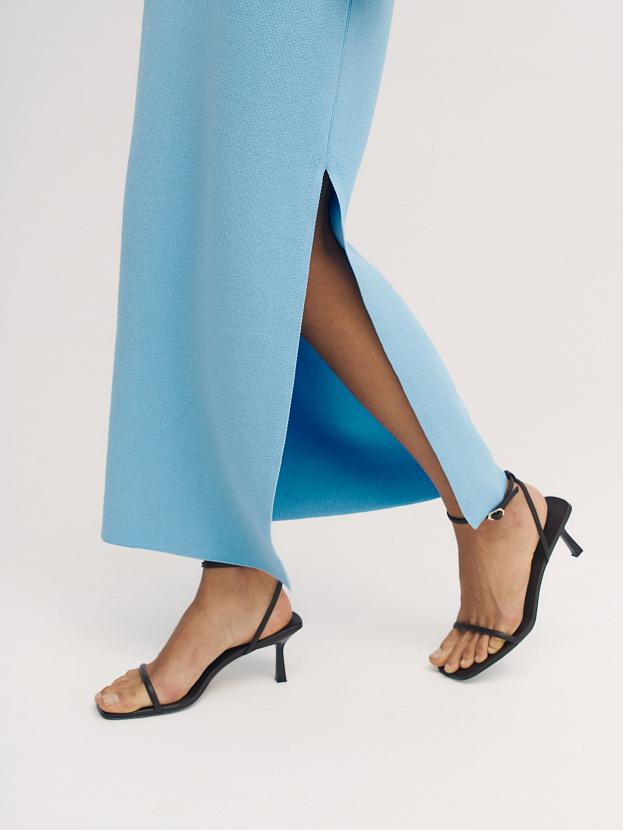 Прима платье трикотажное (голубой, 44-46)