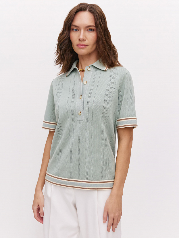 Данте джемпер (футболка) трикотажный (светло-зеленый, 44-46)