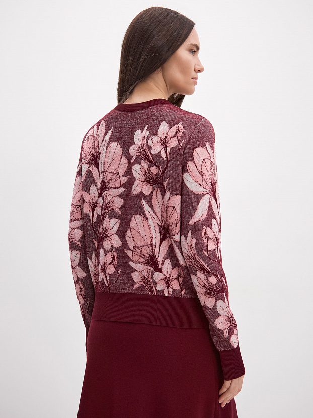 Лилу джемпер трикотажный (бордо, 44-46)