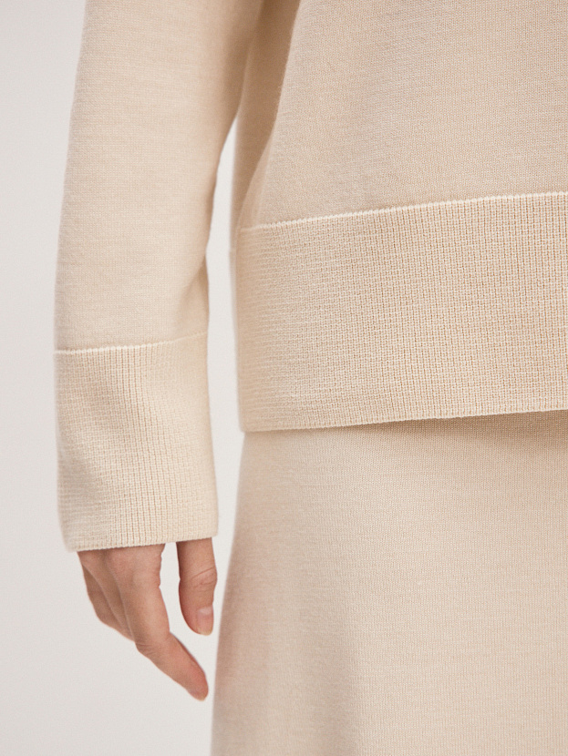 Сеул джемпер трикотажный (кремовый, 44-46)