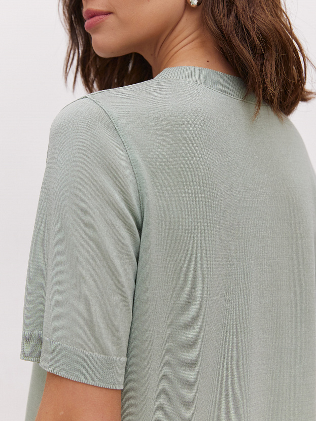 Адель джемпер (футболка) трикотажный (св.зеленый, 56-58)