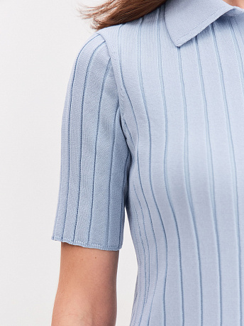 Поло облегающего силуэта Вега