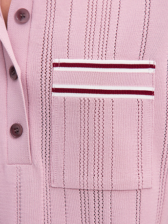 Футболка-поло с акцентными полосками Льюис