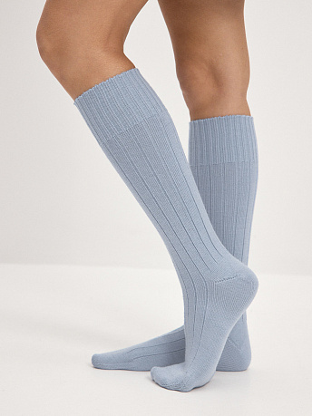 Гольфы трикотажные из шерсти мериноса Степ