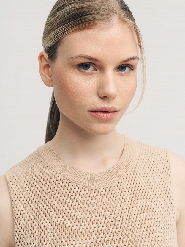 Мусс майка трикотажная (песочный, 44-46)