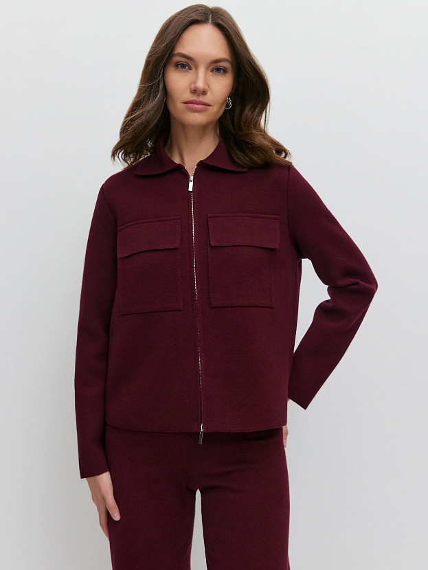 Давиль жакет трикотажный (бордо, 44-46)