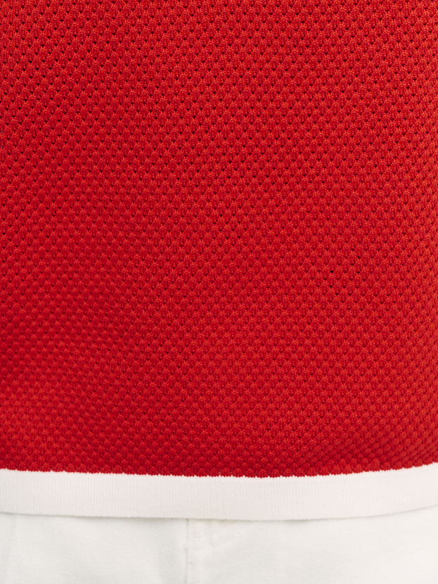 Элмонд джемпер (футболка) трикотажный (красный, 44-46)