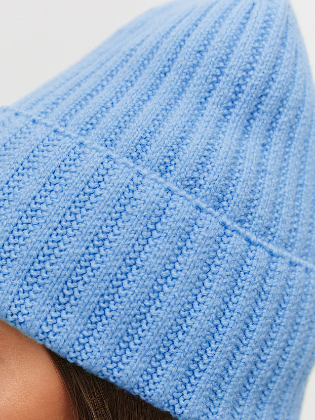 Лайт2 шапка трикотажная (темно-голубой, 56-58)