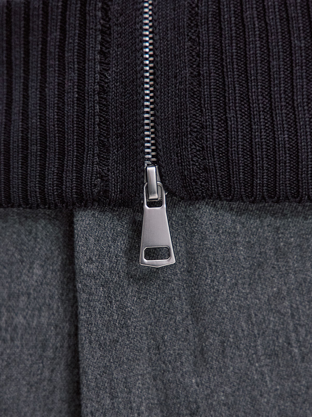 Ларго кардиган трикотажный (черный, 48/176-182)