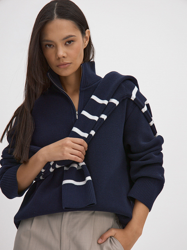 Авилон джемпер трикотажный (темно-синий, 44-46)