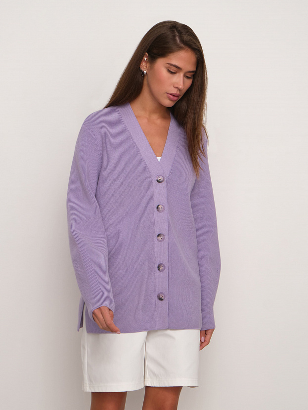 Родос кардиган трикотажный (лавандовый, 44-46)
