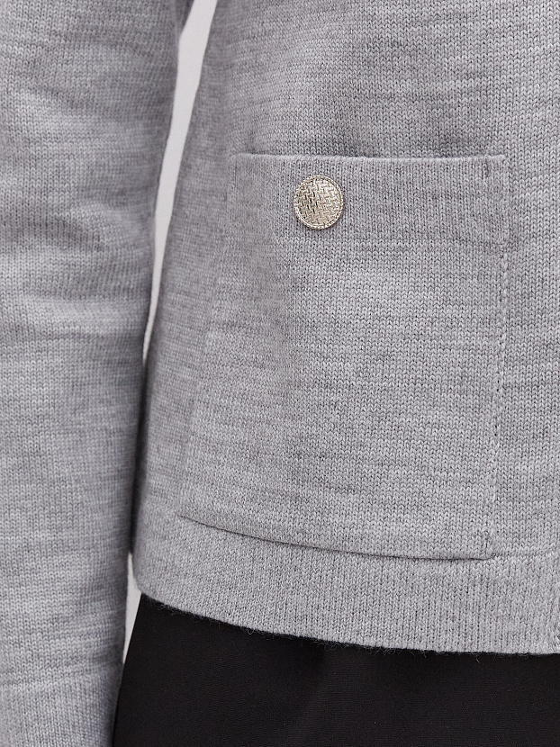 Гамма кардиган трикотажный (св.маренго, 44-46)