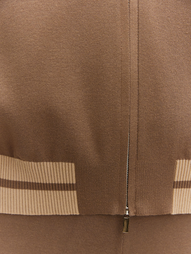 Сиетл джемпер (бомбер) трикотажный (какао, 44-46)