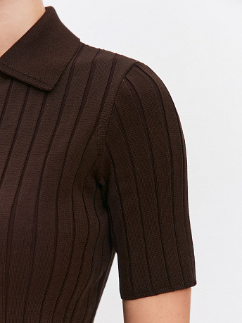 Поло облегающего силуэта Вега