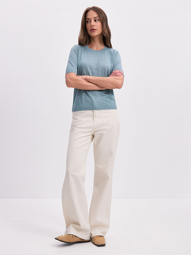 Гелекси джемпер трикотажный (мятный, 44-46)