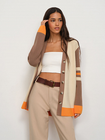 Кардиган на пуговицах из хлопка Родос