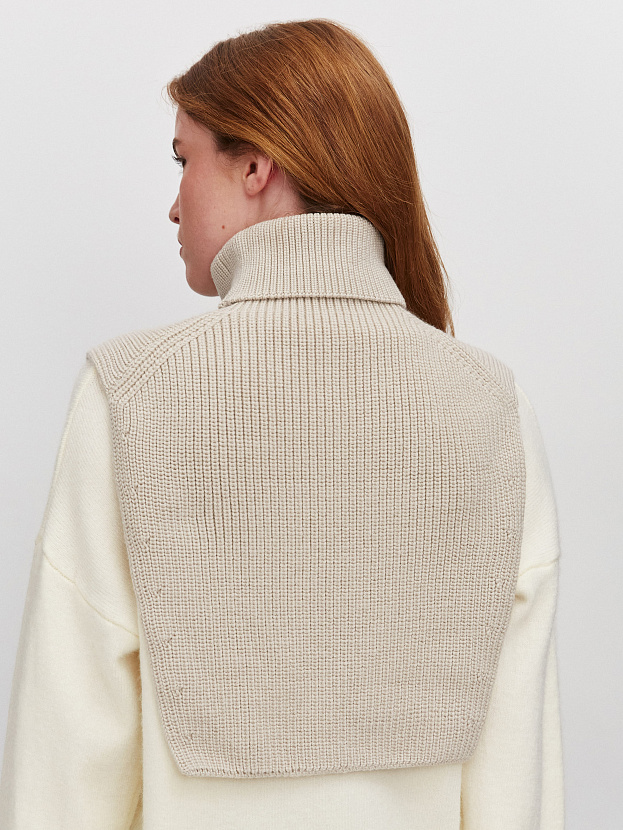 Катимо манишка трикотажная (слоновая кость)