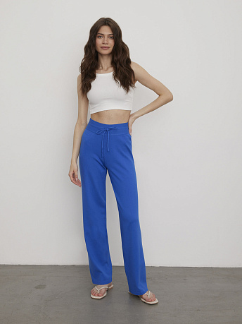 Брюки с хлопком Палаццо