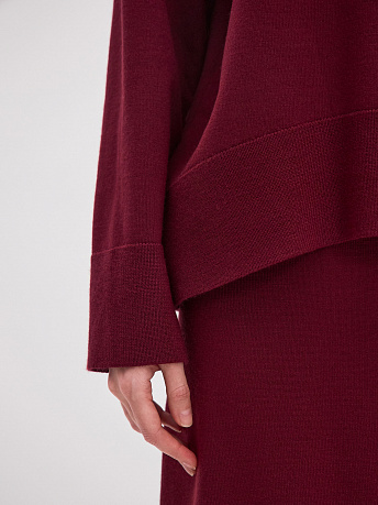 Джемпер из шерсти мериноса и вискозы Дания