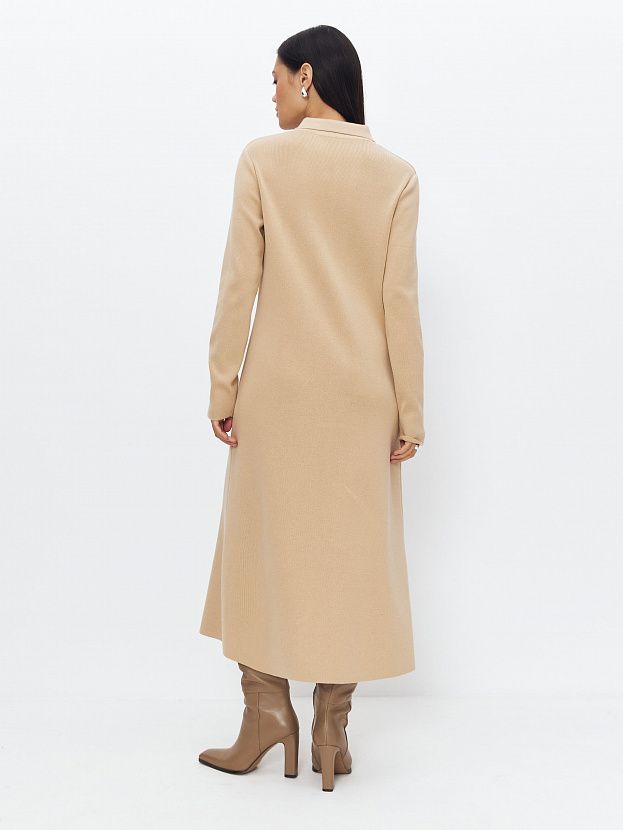 Сатори платье трикотажное (песочный, 44-46)