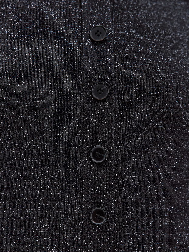 Розалин кардиган трикотажный (черный, 44-46)