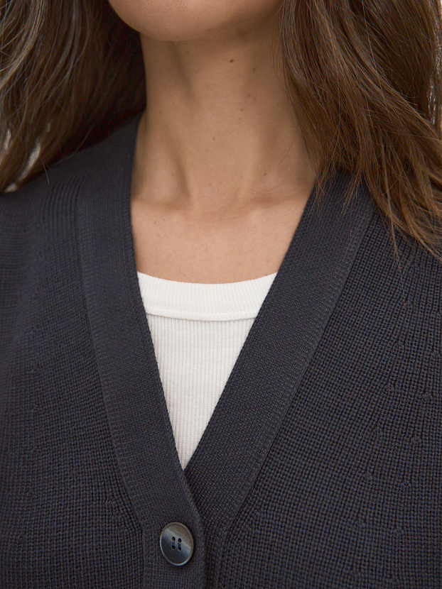 Вита жилет трикотажный (серый, 44-46)