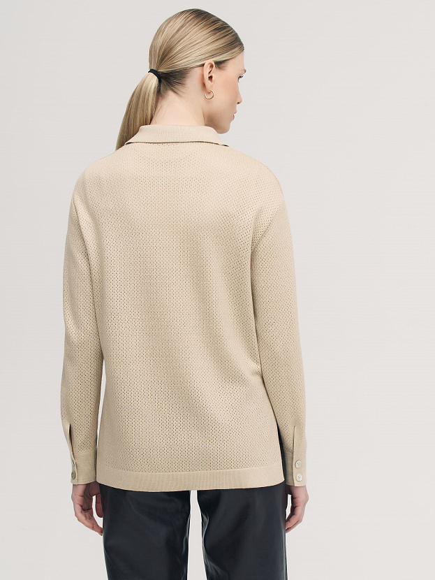 Джули кардиган трикотажный (песочный, 44-46)