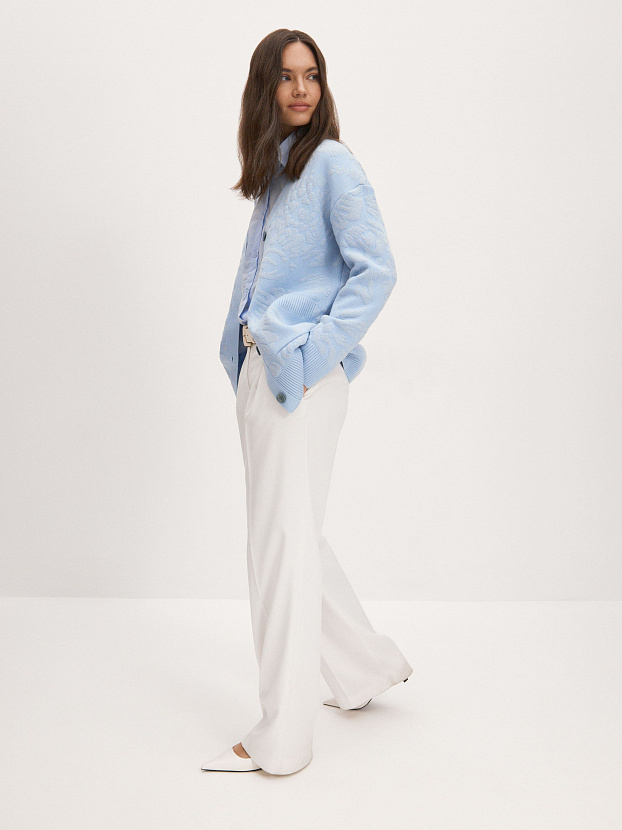 Орли кардиган трикотажный (голубой, 44-46)