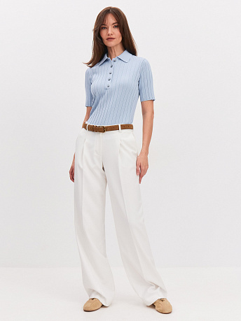 Поло облегающего силуэта Вега