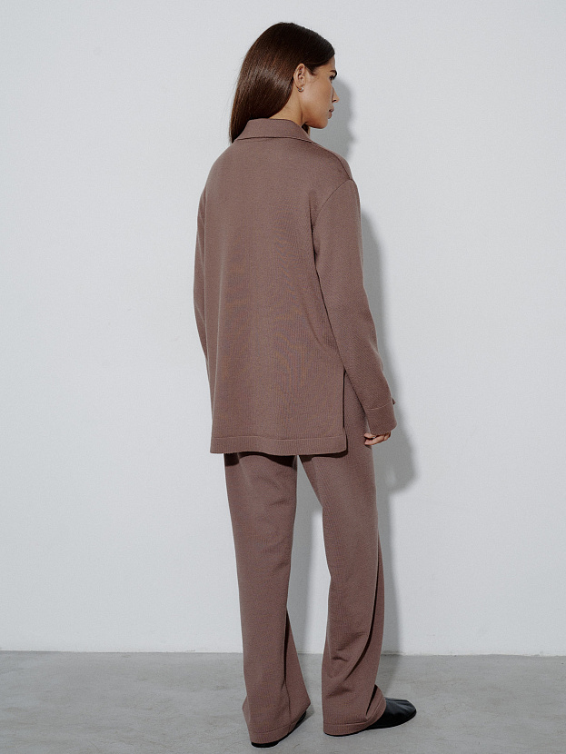 Джемми брюки трикотажные (какао, 44-46/164-170)