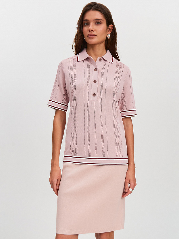 Данте джемпер (футболка) трикотажный (пудровый, 44-46)