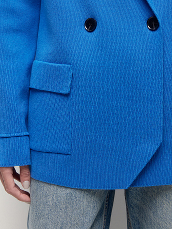 Пиджак двубортный из хлопка Монако