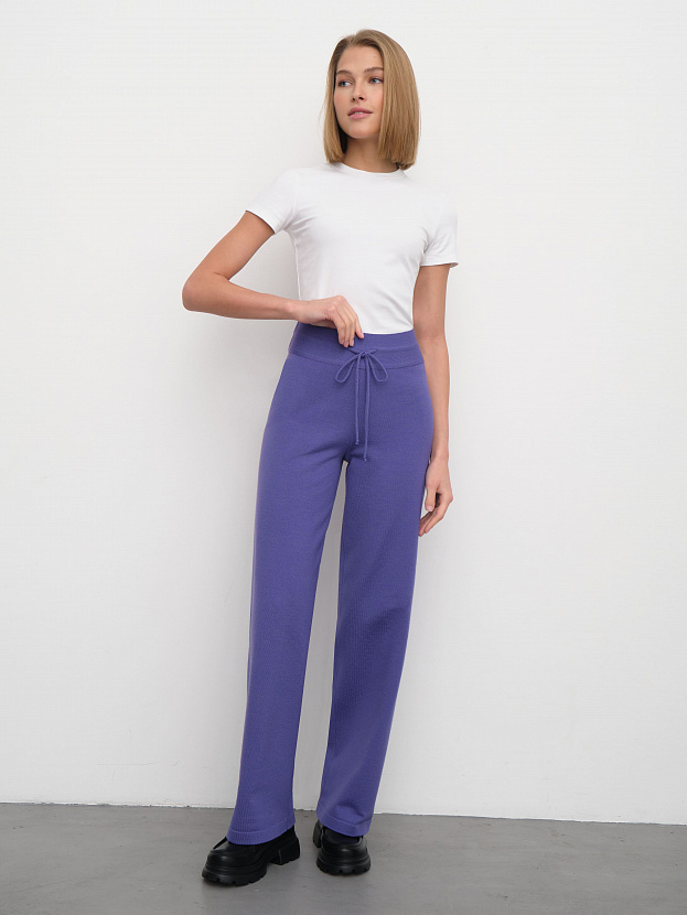 Джемми костюм ( рубашка+брюки ) трикотажный (фиолетовый, 40-42/164-170)