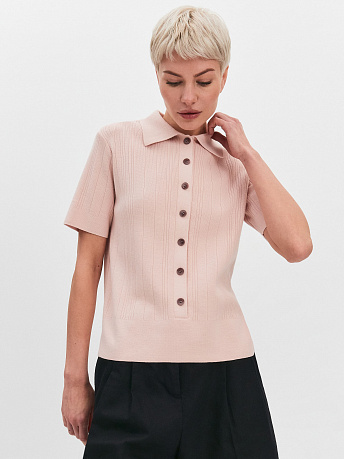 Джемпер поло с коротким рукавом Лусио