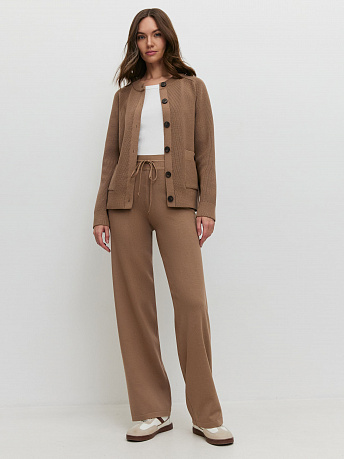 Брюки с хлопком Палаццо