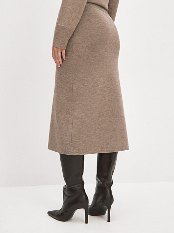 Юбка из шерсти мериноса Каролла