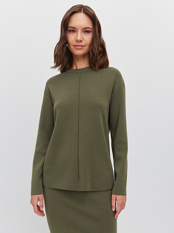 Костюм с юбкой из шерсти мериноса и вискозы Меридиан