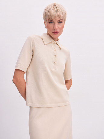 Джемпер поло с коротким рукавом Эрно