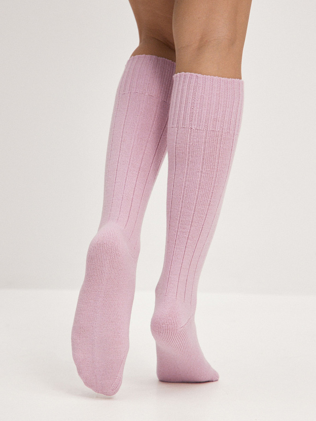 Гольфы трикотажные Степ (розовая камелия, 36-40)