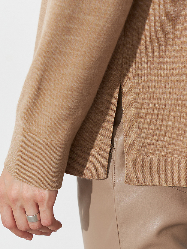 Джем кардиган (рубашка) трикотажный (бежевый, 44-46)