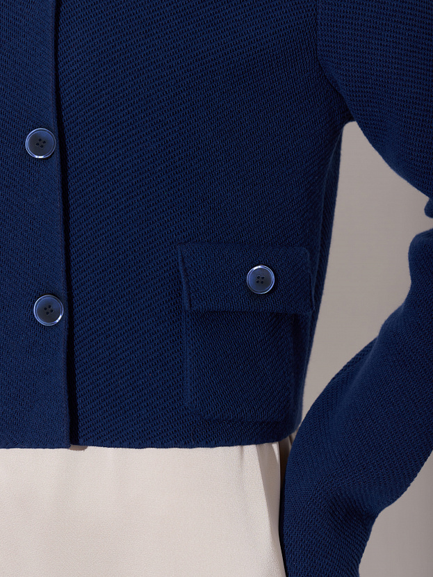 Лацио жакет трикотажный (темно-синий, 44-46)