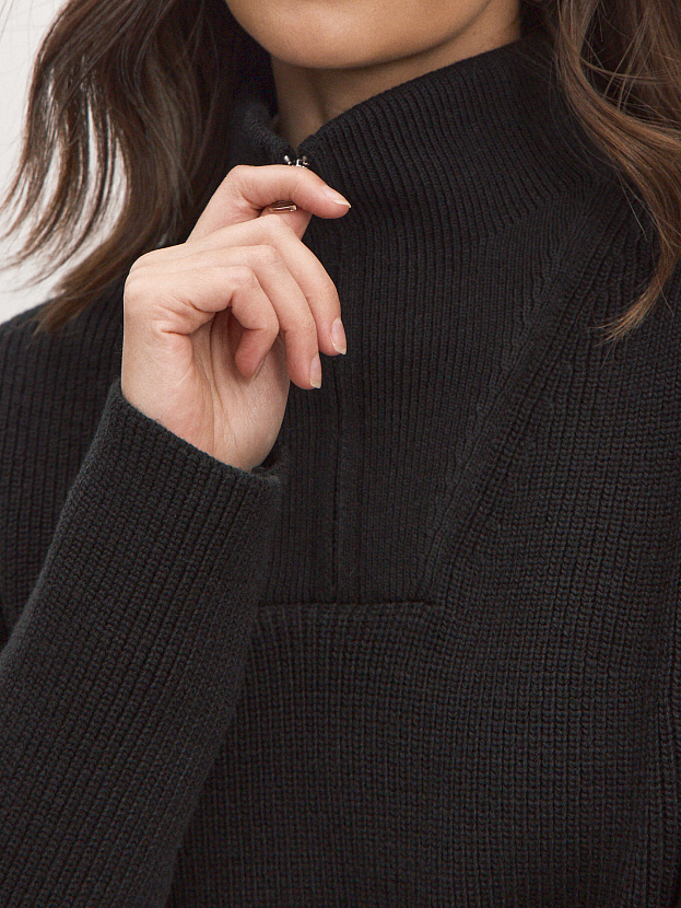 Ридми джемпер трикотажный (черный, 44-46)