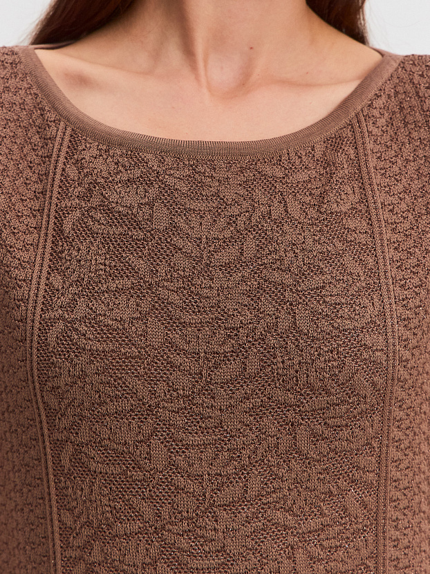 Шарлиз1 джемпер трикотажный (какао, 44-46)