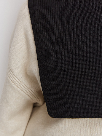 Манишка из шерсти мериноса Катимо