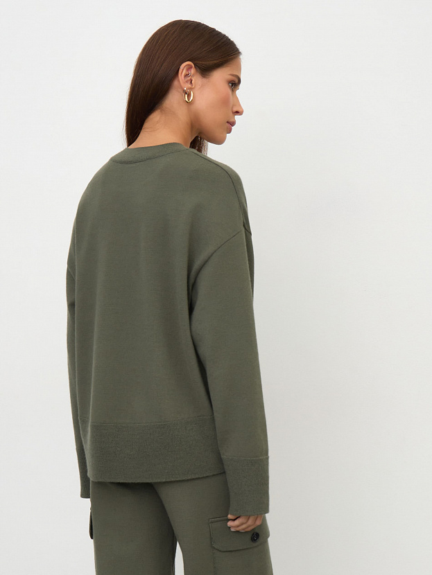 Дания джемпер трикотажный (хаки, 44-46)