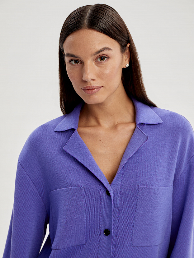 Портофино костюм (рубашка+брюки) трикотажный (фиолетовый, 40-42/164-170)